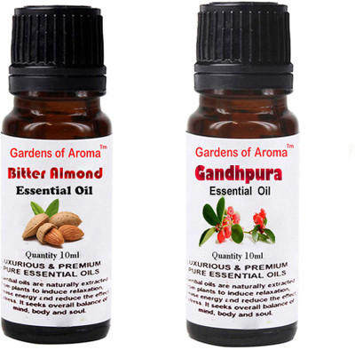 

Gardens Of Aroma Bitter Almond Essential Oil And Gandhpura Essential Oil(20 ml)