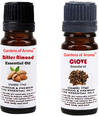 

Gardens Of Aroma Bitter Almond Essential Oil And Clove Essential Oil(20 ml)