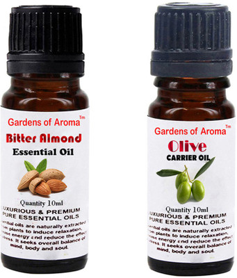 

Gardens Of Aroma Bitter Almond Essential Oil And Olive Carrier Oil(20 ml)
