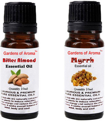 

Gardens Of Aroma Bitter Almond Essential Oil And Myrrh Essential Oil(20 ml)