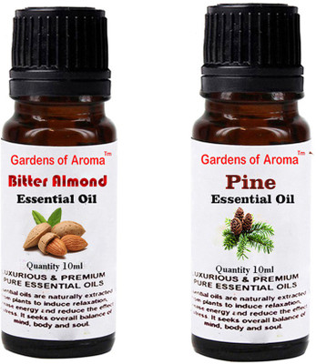

Gardens Of Aroma Bitter Almond Essential Oil And Pine Essential Oil(20 ml)