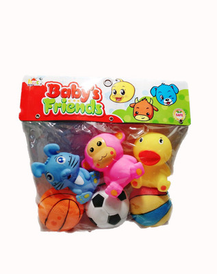 

ClueSteps CHUCHU Squeeze Toys Bath Toy for Baby Kids Bath Toy(Multicolor)