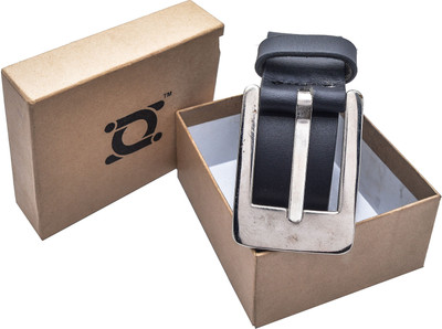 

DWEILS Men Formal Black Genuine Leather Belt