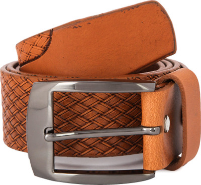 

Waist Wire Men Casual Tan Genuine Leather Belt