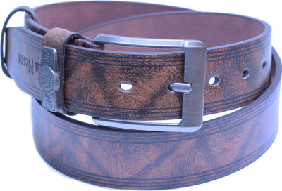 

Must Not Just Leather Men Casual, Party, Formal, Evening Brown Artificial Leather Belt