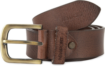 

Newport Men Brown Genuine Leather Belt