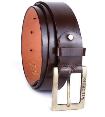 

Wild Buff Men Casual Brown Genuine Leather Belt