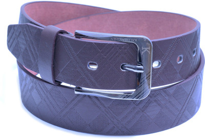 

Must Not Just Leather Men Casual, Party, Formal, Evening Brown Artificial Leather Belt, Browm