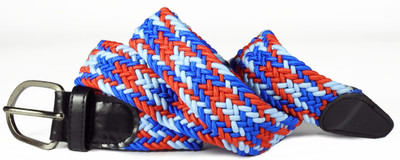 

VOGARD Men & Women Party, Casual, Evening Multicolor Fabric, Artificial Leather Belt, Multicolor9