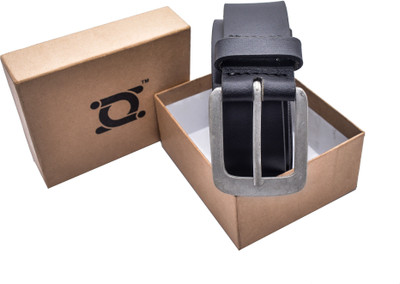 

DWEILS Men Formal Black Genuine Leather Belt