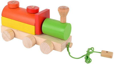 

Skillofun Pull Along - Shape Sorter Engine(Multicolor)