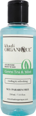 

Khadi organique Green Tea & Mint Body Wash(630 ml, Pack of 3)