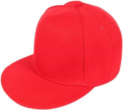 SAIFPRO Stylish Looks Red Cotton Hip Hop Cap Cap