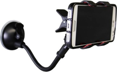 Trifles Car Mobile Holder for Windshield, Clip, Dashboard(Black)