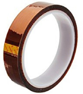 

Vertex Tape Adhesive tape Kapton Polymide Film Polyimide Heat Resistance Kapton Tape (Manual)(Set of 1, Amber)