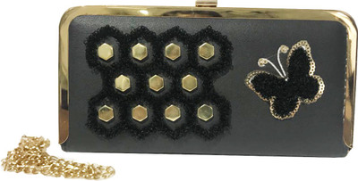 

Lelys Casual Black Clutch