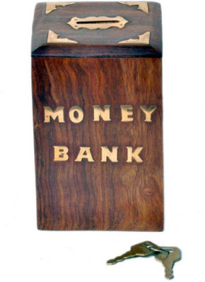 

VAS Collection Home antique3049 Coin Bank(Brown)