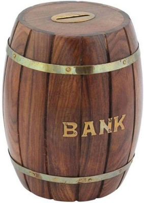 VAS Collection Home antique3048 Coin Bank(Brown)