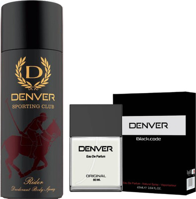 

Denver Sporting Club New Rider Deodorant With Black Code Perfum(Set of 2)