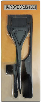 

BOXO Hair Colouring Brushes Kit black Color 40 Gram Pack Of 1 (10680)(Set of 4)