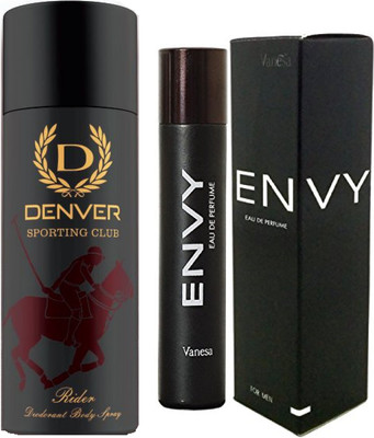 

Denver Sporting Club New Rider Deodorant wITH Envy Men Perfume(Set of 2)