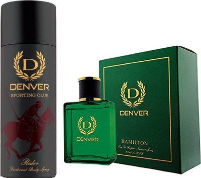 

Denver Sporting Club New Rider Deodorant With Hamilton Perfume(Set of 2)