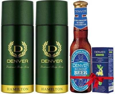 

Denver Hamilton Deodorant With Anti Dandruff Beer Shampoo(Set of 2)