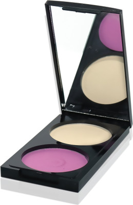 

Eyeflax's Colorpick Waterproof Compact Powder Compact(Natural & Rose, 15 ml)
