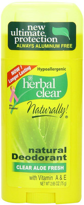 

Herbal Clear 21st Century Deodorant, Aloe Fresh, Deodorant Spray - For Men & Women(75 g)