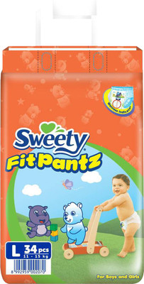 

Sweety Fit Pantz SFP1001-Jumbo PK-L-Count: 34 - L(34 Pieces)