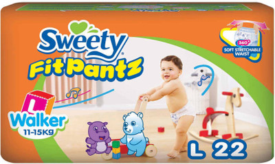 

Sweety Fit Pantz SFP1003-Value Pack-L-Count: 22 - L(22 Pieces)