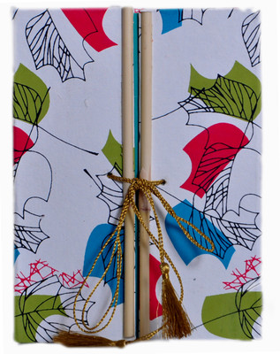 

MakenStyleCollection A5 Diary(HANDMADE PAPER DIARY AND BOOKMARK, Multicolor)