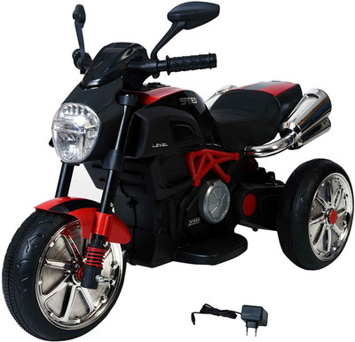 

MyWholesale Bike Battery Operated Ride On(Maroon), Red