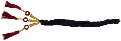 

Confidence Punjabi Hair Parandi Choti For Women And Girls Parandi Choti Hair Parandi Hair Accessories Braid Extension(Multicolor)