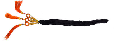 

Majik Hair Parandi For Women's Braid Extension(Black, Orange)