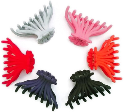 

recommend Hair Clutcher/ Hair Claws Fancy Designer Multi-colour Plastic Hair Clutchers/ Hair Claws for Girls and Women (Combo of 6 Hair Claws) RCS17 Hair Claw(Multicolor, Red, Pink, Blue, Orange, Black, White)