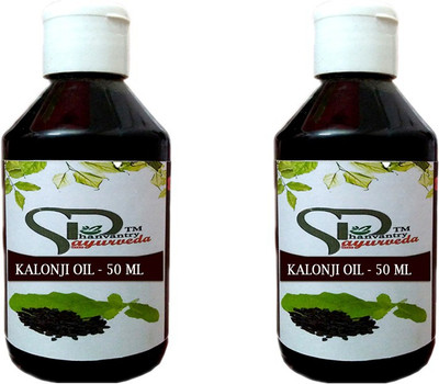 shree dhanwantri ayurweda OIl 100ml , 50ml +50 ml, 2 pack ( kalonji oil 100 ml ) Hair Oil(100 ml)