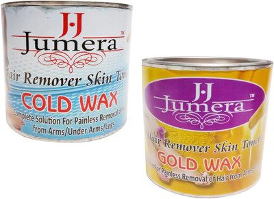 

j.j jumera jumera special combo cold wax with gold wax 650 Wax(300 g, Set of 2)