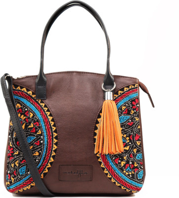 

Maheejaa Hand-held Bag(Brown)