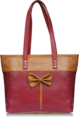

Fantosy Shoulder Bag(Maroon, Tan)