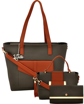 

LaFille Hand-held Bag(Grey)