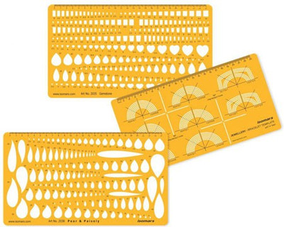 

Isomars Set of 3 Jewelry Design Template(Pack of 3)
