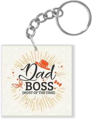 

Giftsmate Fathers Day Gifts Funny Dad Boss Keychain Keyring for Dad Key Chain