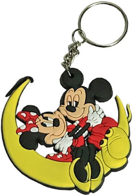 

fundatraders Walt Disney Mickey Mouse & Mini Animal Cartoon Character Rubber Keychain Key Chain