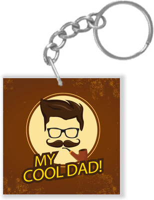 

Giftsmate Fathers Day Gifts My Cool Dad Keychain Keyring for Dad Key Chain