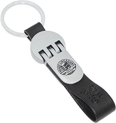 

SLN Retail Royal Enfield Leather Key Ring Black Key Chain