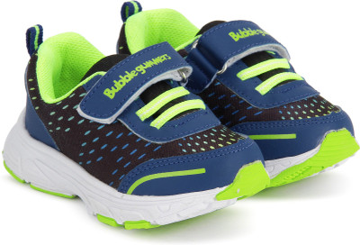 

BUBBLEGUMMER Girls Velcro Moccasins(Blue