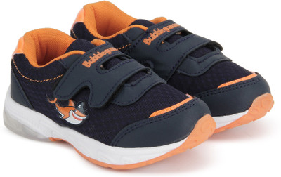 

BUBBLEGUMMER Boys Velcro Running Shoes(Blue