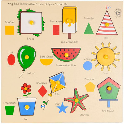 

Skillofun King Size Identification Tray Shapes(Multicolor)