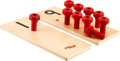 

Eduedge Numerical Pegs Board • Made from high quality plywood and plastic. • Printed with safe paints for children. • Smooth edges and corners .Non-toxic eco friendly product. Age: 3+(Multicolor)